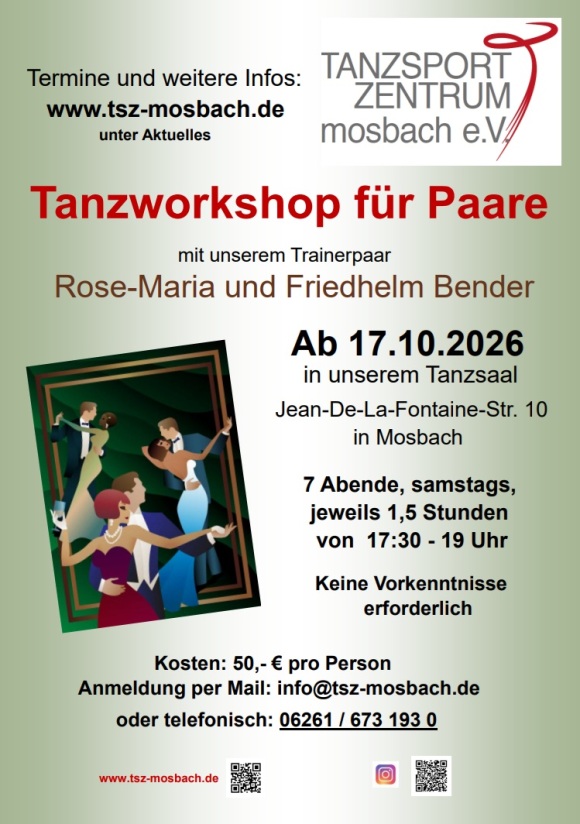 Tanzsworkshop für Paare