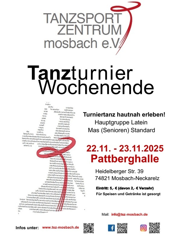Tanzwochenende am 22.-23. November